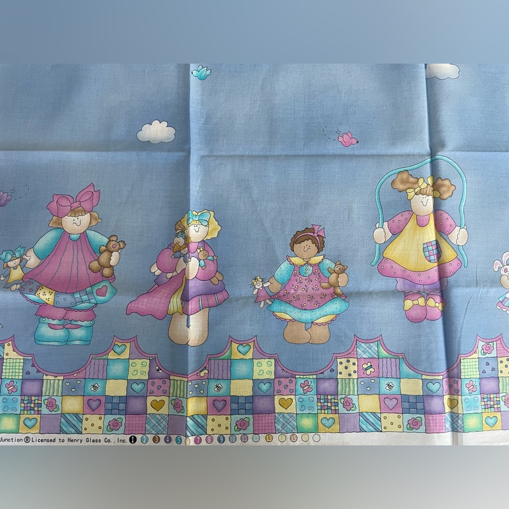 Jelly Bean Junction Playtime 90’s Fabric Large Scraps